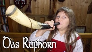 Das Rufhorn Instrumentenvorstellung 28  Mittelaltermarktmusik [upl. by Buffy]