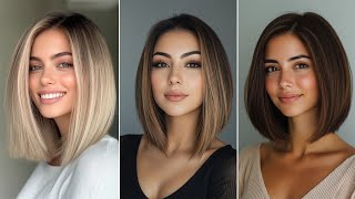 Modernos Cortes Y Estilos Haircut Style Girl 2024trending Medium Length Haircut 2025 [upl. by Nilyad]