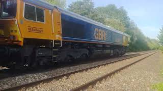 44 UK Railtours  quotThe Solent Searcherquot with GBRF locos 69004 amp 66799 [upl. by Berger137]