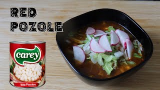 Pozole Rojo Red Pozole using canned hominy corn [upl. by Aniwde204]