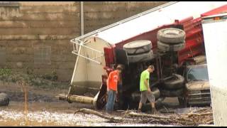 Damage in Penn Yan after flooding [upl. by Fosque]