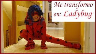 ME TRANSFORMO EN LADYBUG Y MIRA LOS RESULTADOS  MI DISFRAZ DE LADYBUG  PRODIGIOSA LADYBUG [upl. by Swigart9]