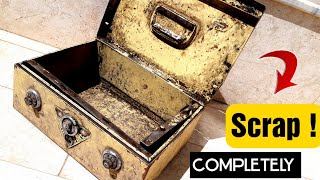 Restoration of an old scrap cash box 🇯🇵 [upl. by Holofernes]