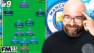 DOING THE UNTHINKABLE  Part 9  SAVING MAN CITY FM23  Football Manager 2023 [upl. by Aloin443]