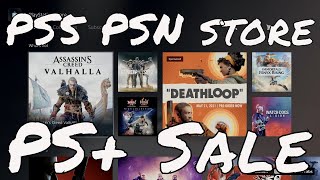 PS5 PSN Store Overview amp PS Plus Sale [upl. by Laval]