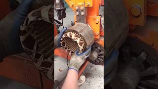 Motor disassembly copper wiretools machinery shorts [upl. by Einned]