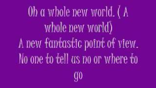 A Whole New World Nick and Jessica Lyrics [upl. by Arol180]