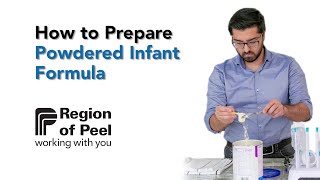 How to Prepare Powdered Infant Formula [upl. by Elicec]