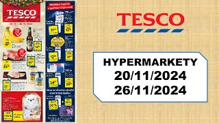 TESCO HYPERMARKETY ✅ Leták platnost od 20112024 do 26112024  AKTUÁLNÍ NABÍDKOVÉ A KATALOGY [upl. by Harve]