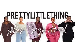 Pretty Little Thing Plus Size TryOn Haul  Fall Fashion MustHaves for Curvy Queens [upl. by Osnohpla]