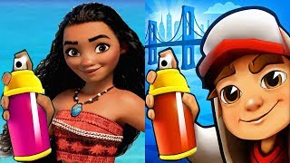 Subway Surfers IZZY vs MOANA Gameplay HD [upl. by Latnahs]