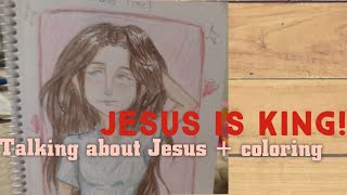 Bible talk📖  coloring a sketch in my sketch book Godbless Jesusreigns [upl. by Arras]