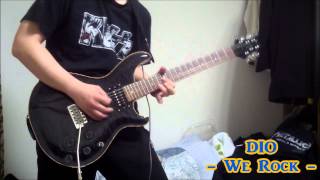 DIO  We Rock  guitar cover [upl. by Pazice]