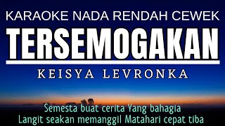 Tersemogakan  Keisya Levronka Karaoke Lower Key Nada Rendah Wanita 3 A mayor [upl. by Nino]