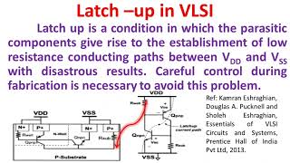 LATCH UP IN VLSI [upl. by Ahsinel]