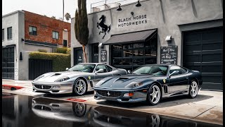 Ferrari 550 vs Ferrari 575 A Battle of Legends  Comparison [upl. by Nylsirhc827]