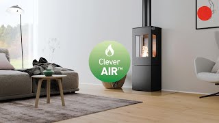 CleverAIR™  Sauber amp clever feuern mit der automatischen Abbrandsteuerung von Attika [upl. by Hortense82]