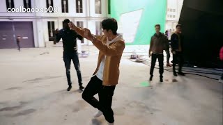 ENG SUB Gank Your Heart Dance Battle of Cast  Wang Yibo Dancing Behind The Scenes BTS [upl. by Seiden660]