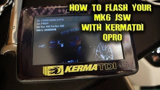 How to Flash your MK6 ECU with a KermaTDI QPro S6EP20 [upl. by Cannice]