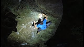 Spirit Animal V5  Rumney Bouldering [upl. by Siravaj852]