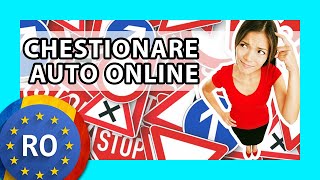 CHESTIONARE AUTO ONLINE EXPLICATE 86 [upl. by Anirhtak309]