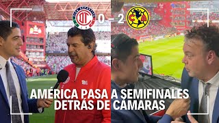 LO QUE NO VISTE del pase del AMÉRICA desde el ESTADIO  Toluca 0  2 América  Andrés Vaca [upl. by Wisnicki]