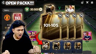 BALLON DOR EVENT OPEN PACK 30000 FC amp NEW MARKET PICK DEMI RUUD GULLIT 105  EA FC MOBILE 25 [upl. by Merrielle]