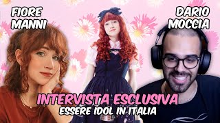 FIORE MANNI 🌸 essere Idol in Italia  Intervista con Dario Moccia [upl. by Adnal]