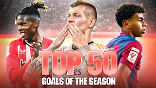 ¡TOP 50 GOLES de LALIGA EA SPORTS 202324 [upl. by Nicoline]