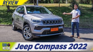 Jeep Compass 2022🚙 Prueba Completa  Test  Review en Español 😎 Car Motor [upl. by Amekahs]