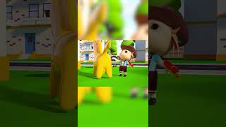 Cowboy Short Story  Funny Cartoon for Kids  Dolly and Friends 3D [upl. by Bruell]