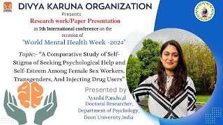 Research Paper  Work Presentation  AYUSHI PANDWAL PhD Scholar Doon University India 5th IC [upl. by Tiertza]