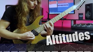 Jason Becker  Altitudes Cover Sweep Picking Arpeggios  Tabs [upl. by Leirrad]