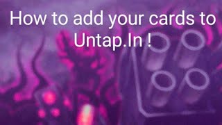 How to add your own Trading Card Game to Untap [upl. by Naliorf]