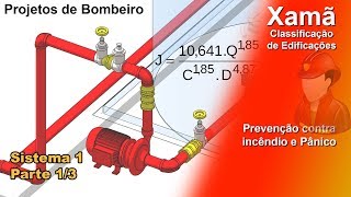 0141  Cálculo de sistemas hidráulicos para projeto de incêndio  Parte 13 [upl. by Gardas]