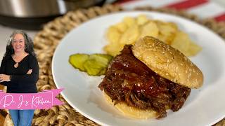 Instant Pot Pulled BBQ Beef Sandwiches  Mouthwatering Homemade Barbecue Sauce [upl. by Juan]