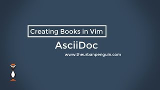 Creating PDFs Using Vim and AsciiDoc [upl. by Enyamrahs]