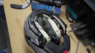 SENA 10U Schuberth C3P installation [upl. by Naibaf]