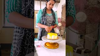 piping Gel cake decoration video shorts short shortvideo cake [upl. by Edris465]