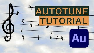 Adobe Audition Autotune Tutorial  NO PLUGINS [upl. by Leber]