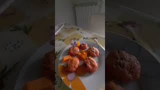 Preparazione polpette di carne al sapore di zucca [upl. by Teyugn]