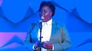 Alex Newell Performs Mariah Careys Hero at the 27th Annual GLAADAWARDS [upl. by Oona828]