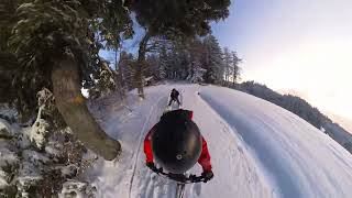 fresh pow shredding with ski and bike trek session 88 cyc x1 pro gen2 [upl. by Olumor750]