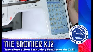 Embroidery on the NEW Brother Stellaire 2 XJ2 [upl. by Ihsoyim339]