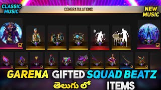 NEW LEGENDARY BUNDLE FREE FIRE SQUAD BEATZ BUNDLE Free Fire Telugu  MBG ARMY [upl. by Schild384]