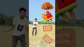 ParleG rounding Biscuit to chaumin  icecream golgappe and samosa new vfx game trending vfx [upl. by Eittak600]