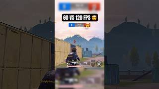 60 Vs 120 FPS 🤯tdm pubgmobile [upl. by Watkins]