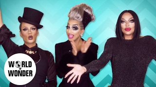 FASHION PHOTO RUVIEW Season 9 RuPauls Drag Race Promo Looks with Raja amp Raven amp BIANCA DEL RIO [upl. by Naimaj]