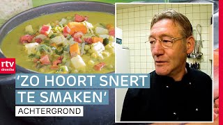 Chef kok Roelof maakt erwtensoep volgens het oude recept van zijn moeder  Nostalgie  RTV Drenthe [upl. by Reg846]