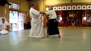 Kannagara Gyaku hanmi katate tori method for omote shiho nage [upl. by Eiaj]